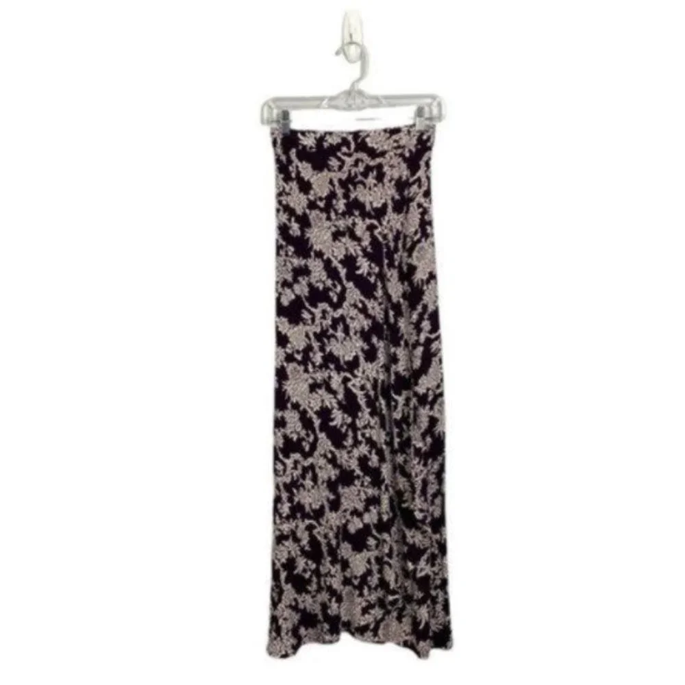 Flynn Skye Wrap It Up Purple Floral Maxi Skirt - Picture 2 of 5